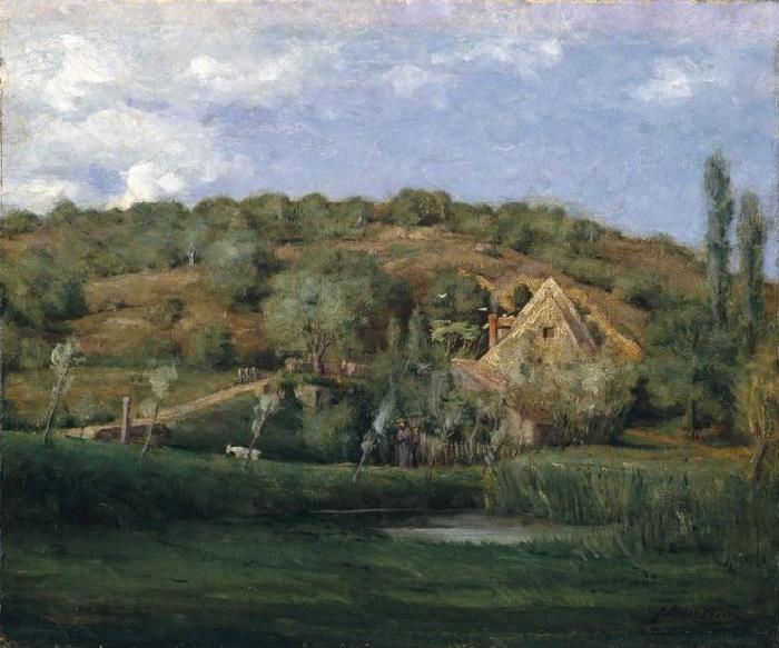 julian alden weir A French Homestead Germany oil painting art